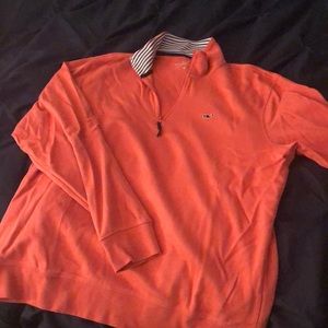 Nantucket Red Vineyard Vines 1/4 Zip